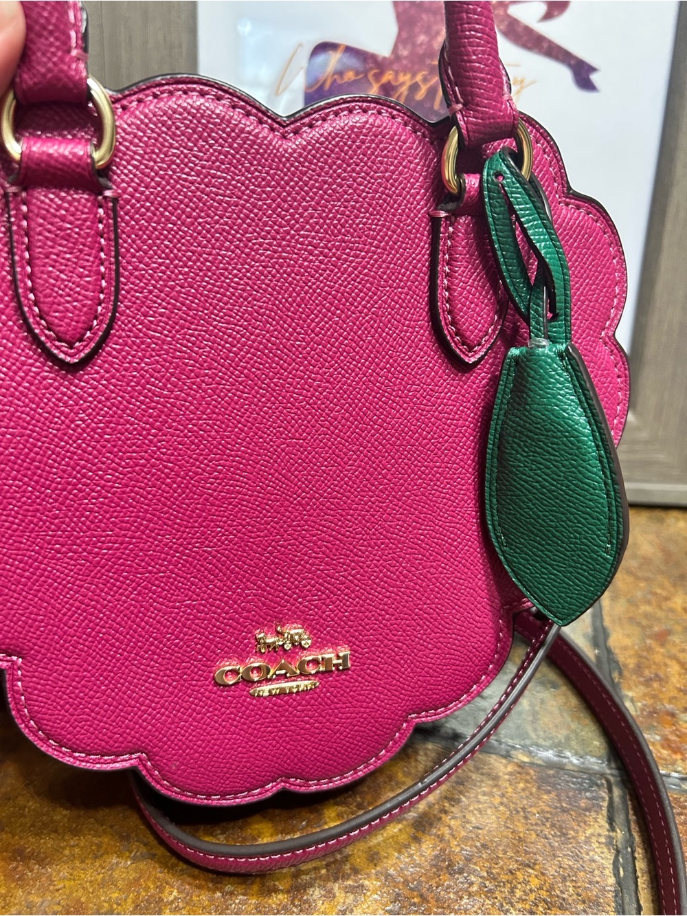 Coach Raspberry Crossbody - Picture 9 of 11